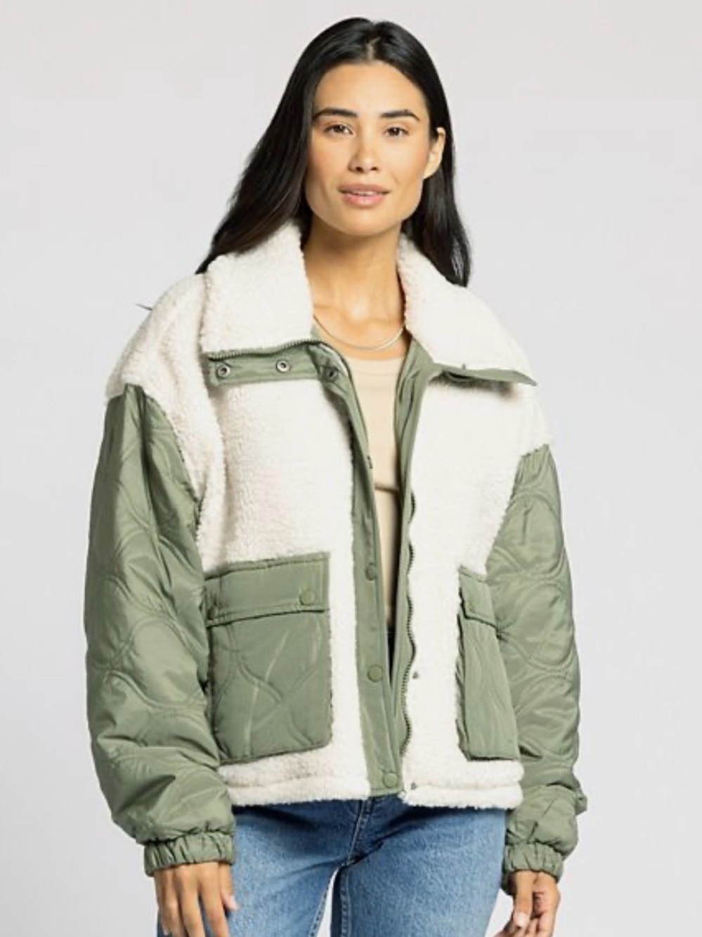 Thread & Supply Sherpa Quilted Jacket - #